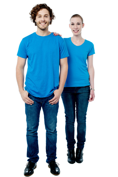 Young couple posing together - Фото, зображення