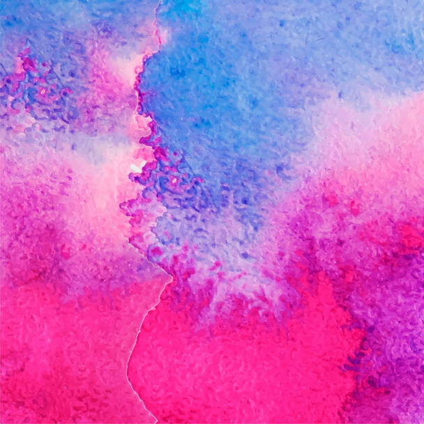 Abstract purple watercolor texture background. - Vetor, Imagem