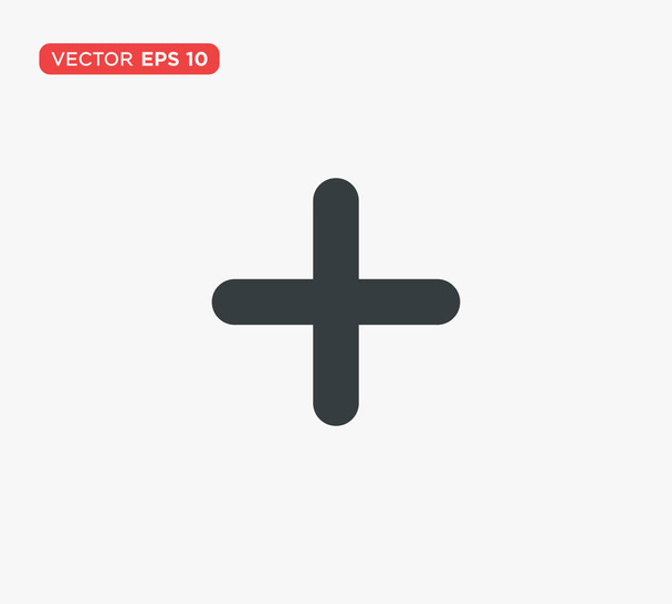más ilustración de vector plano icono
 - Vector, imagen