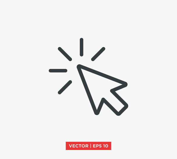 Pointer Arrow Icon Vector Illustration - Vector, Image
