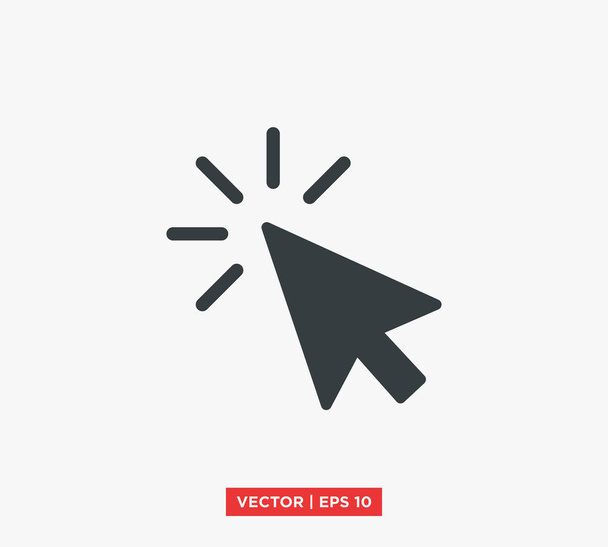 Mutató nyíl ikon vektor illusztráció - Vektor, kép