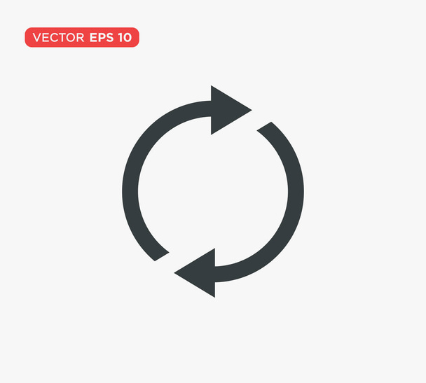 Rotazione freccia icona vettoriale Illustrazione
 - Vettoriali, immagini