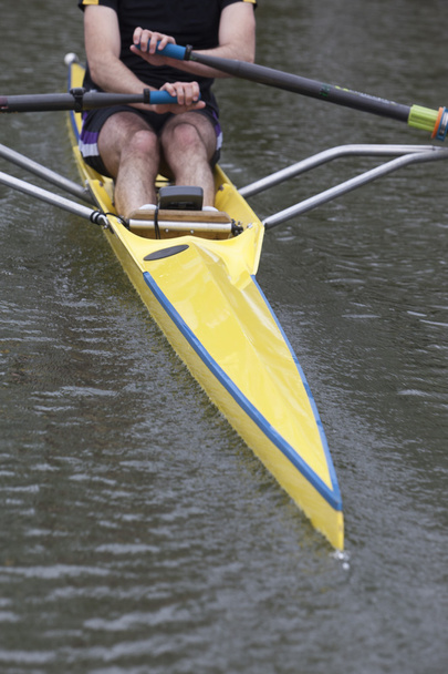 Stern of a single scull boat - Photo, Image