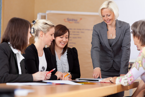 Women in a business meeting - Фото, изображение