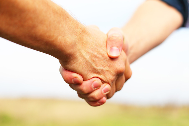 closeup lidí potřesení rukou - Fotografie, Obrázek