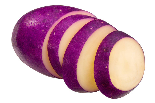 Блакитна дунайська картопля нарізана трубочками, стежки
 - Фото, зображення