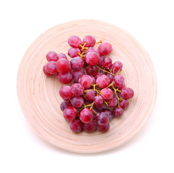 Image of red grape bunch in plate - Photo, Image