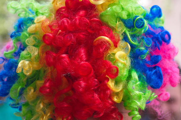 multicolored artificial hair - Photo, Image