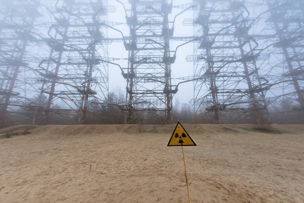 Duga Antenna Complex in Chernobyl Exclusion zone 2019 - Foto, Bild