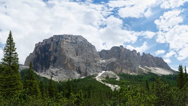 Sella Massi panorámája. Olasz-Alpok, Tirol - Fotó, kép