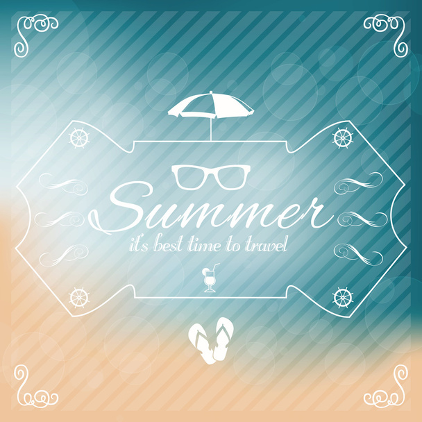 Summer holidays - Vector, Imagen