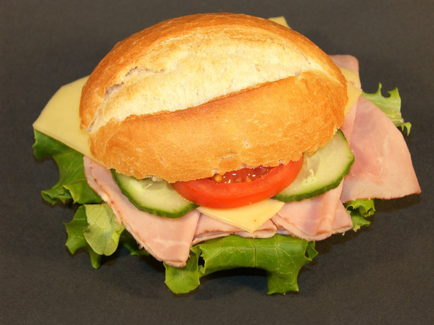 ハムとチーズのサンドイッチ - 写真・画像
