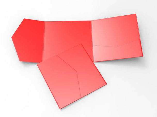 Envelope convite realista em branco simular. ilustração de renderização 3d
. - Foto, Imagem