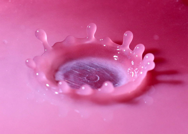 bizarre patterns with a drop of water - Foto, Imagem