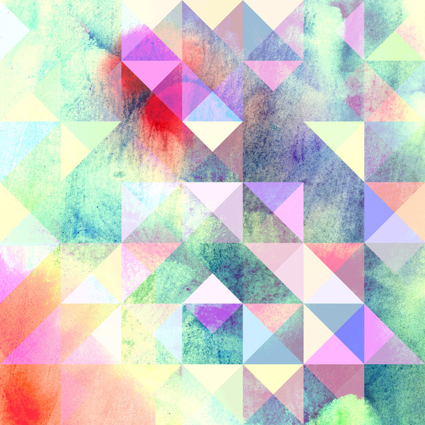 ciekawe tekstury kolorowe trójkąty - Zdjęcie, obraz