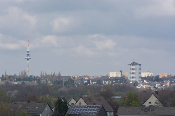 Panoramatický pohled na město Velbert        - Fotografie, Obrázek