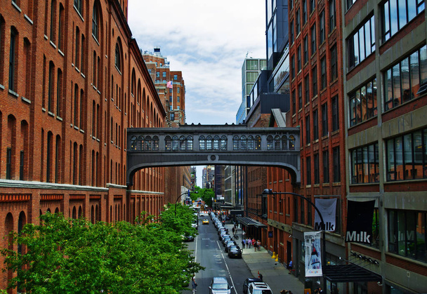 View of the High Line, Manhattan, New York. - Foto, afbeelding