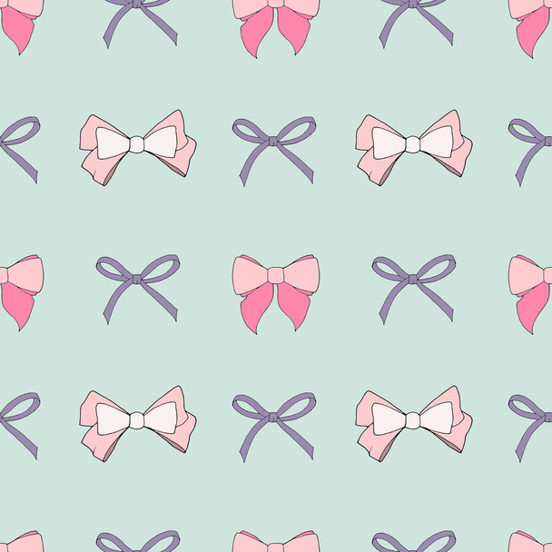 seamless background with bows - Foto, immagini