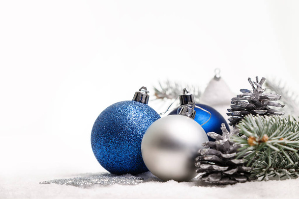 Image with Christmas ornaments. - Fotografie, Obrázek