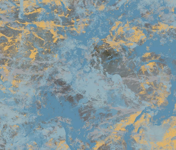 cracked colorful surface, grungy antique concrete background - Zdjęcie, obraz