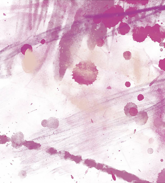 abstract watercolor brushstrokes on grunge backdrop - Foto, Imagem