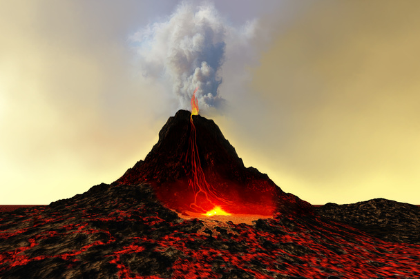 Active Volcano - Photo, Image