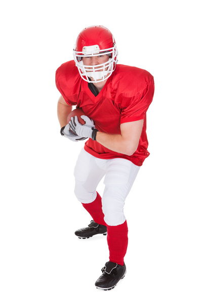 Portrait Of Young American Football Player - Foto, afbeelding