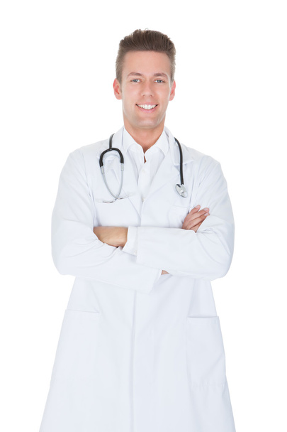 Portrait Of Young Male Doctor - Photo, image