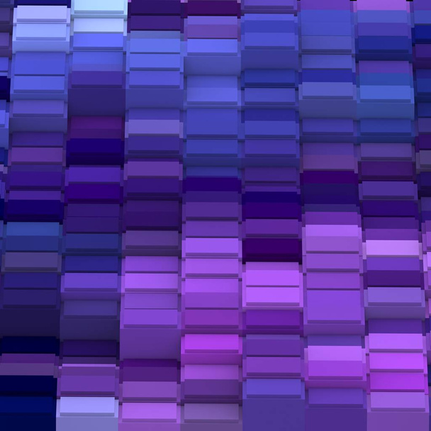 3D illustration. Web modern backdrop. Colorful pattern. Abstract geometric shapes. Background. - Фото, зображення