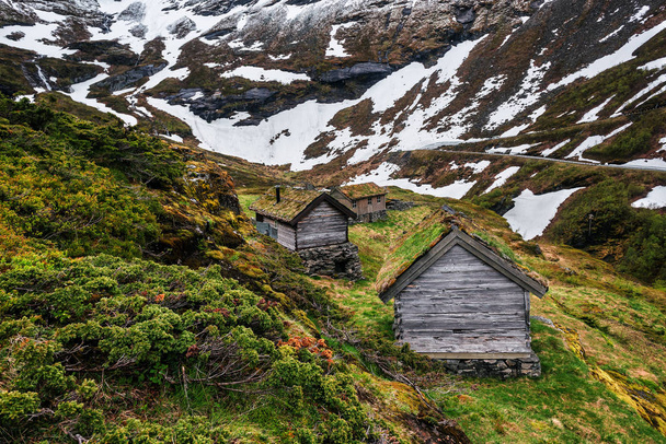 classic Norwegian cabins - Photo, Image