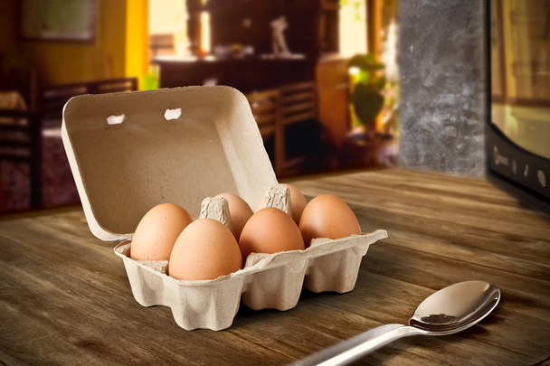 jajka w kuchni - Zdjęcie, obraz