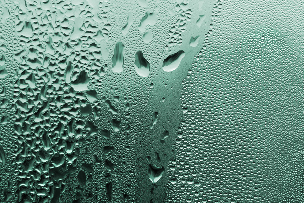 Зеленая текстура капли воды
 - Фото, изображение