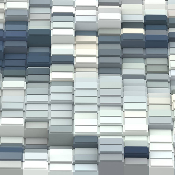 3D illustration. Web modern backdrop. Colorful pattern. Abstract geometric shapes. Background. - Valokuva, kuva
