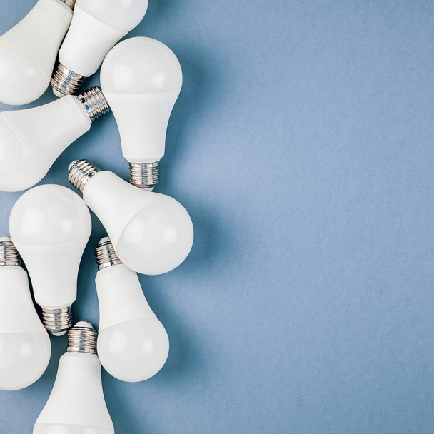 Energy saving and eco friendly LED light bulbs - Photo, image