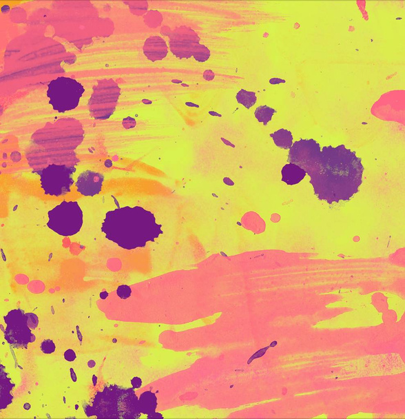 abstract colorful stains on background with space for text - Photo, image