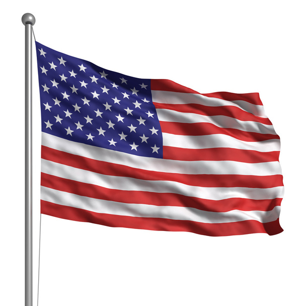 Flaga Stanów Zjednoczonych Ameryki - Zdjęcie, obraz