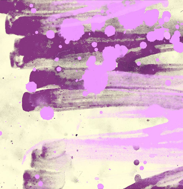 abstract watercolor strokes and stains in grunge pattern - 写真・画像
