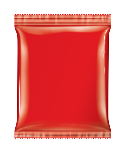 Sachet bag package Red package - Photo, Image