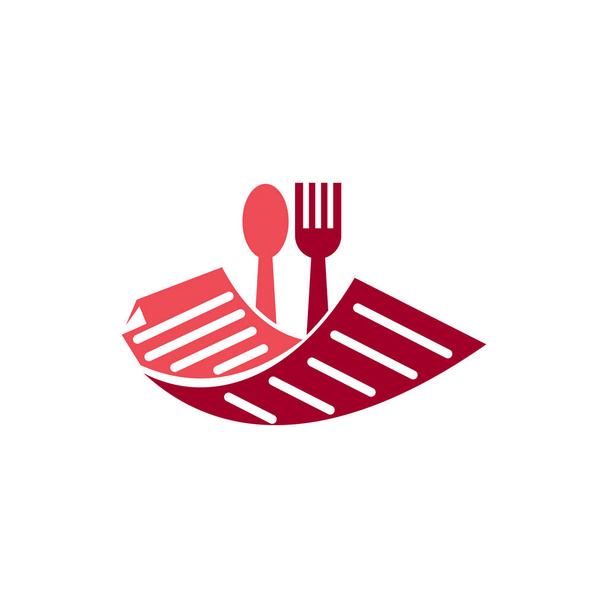 Restoran Hizmeti Soyut Logo Şablonu Simge Simgesi  - Vektör, Görsel