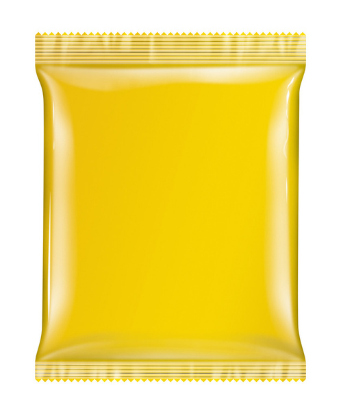 Sachet sac paquet paquet jaune
 - Photo, image