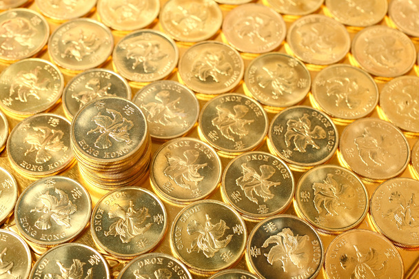 gouden munten - Foto, afbeelding