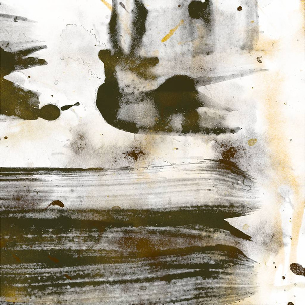 abstract watercolor strokes and stains in grunge pattern - Fotoğraf, Görsel