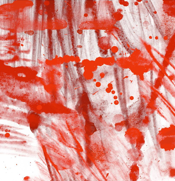 abstract watercolor strokes and stains in grunge pattern - Foto, immagini
