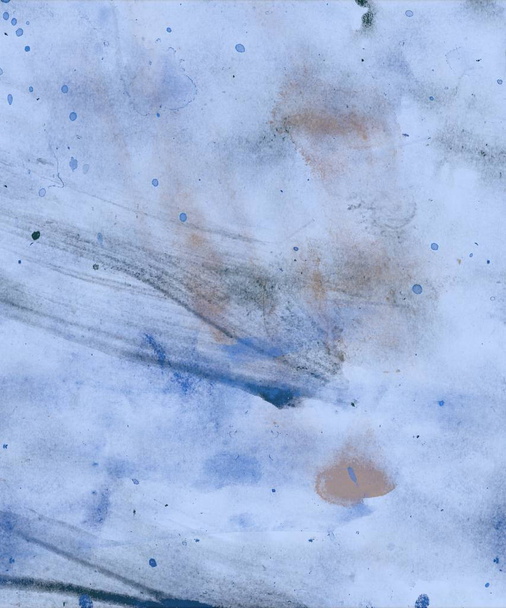 abstract watercolor strokes and stains in grunge pattern - Foto, Bild