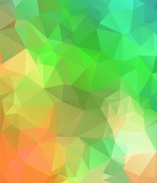 Luz verde vetor polígono fundo abstrato. Resumo poligonal
 - Vetor, Imagem