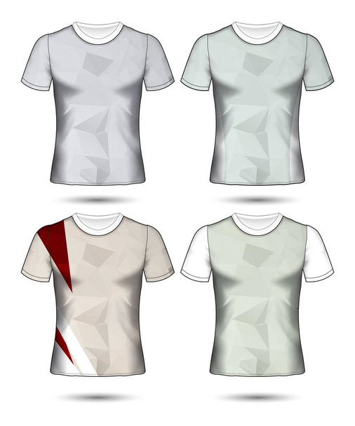  шаблони футболок абстрактна геометрична колекція різних кольорів
 - Вектор, зображення