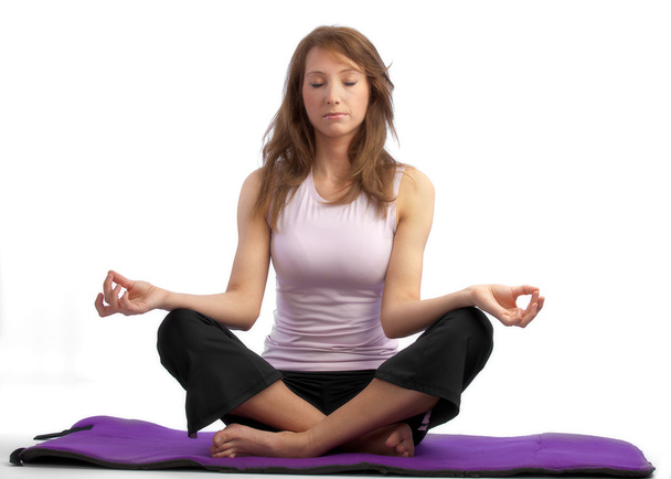 Mulher de ioga atraente
 - Foto, Imagem