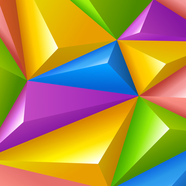 Polígonos coloridos triângulo formas vetor Fundo
. - Vetor, Imagem