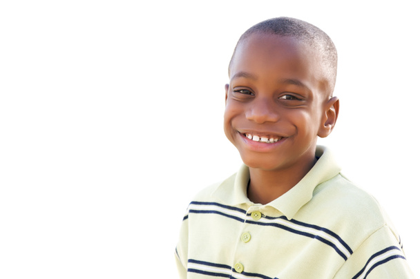 Красивий хлопчик молодих афро-американських Isol - Фото, зображення