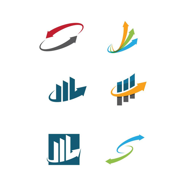Plantilla de logotipo de financiación empresarial - Vector, Imagen